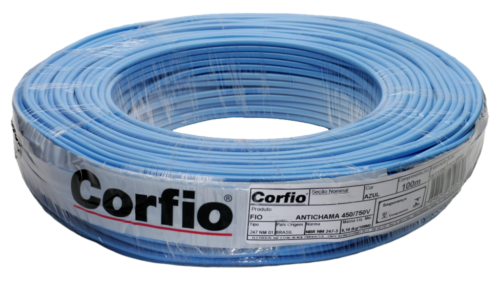 Fio Flexível 750v Azul 1,5mm Rolo 100m 8467 0106-AZ