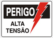 Placa Em Ps Sinal/perigo Alta Tensão 20x30 8502 181 