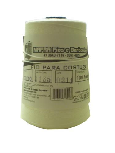 Barbante Costura Sacarias Cone 100% Poliester 1185m 30/10-25 8722 03