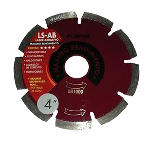 Disco Diamantado Corte Segmentado Alto Rendimento Stamaco 8762 LS-AB/4