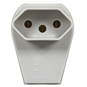 Plugue Fêmea Cinza 2p+t Universal C/ Prensa Cabo 20a 250v 9229 1097-3 
