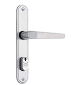 Fechadura Externa Porta Ferro Esp. Inox Tubo 40mm 601-602/03 1006 35017 