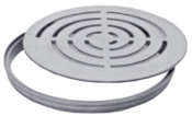 Ralo Injetado Rd E Porta Ralo 15x15 Cinza 9396 150-106 RD CZ 