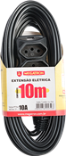 Extensão Cabo Pp 10m 10a 250v 2p+t 0,75 Preto 9560 59