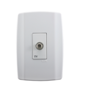 Tomada Antena Tv Horizontal Slim 9631 80633