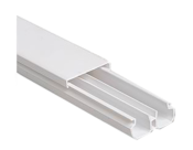 Canaleta Com Divisória Branca  Com Fita Dupla Face Branca 20 9866 620917DF 