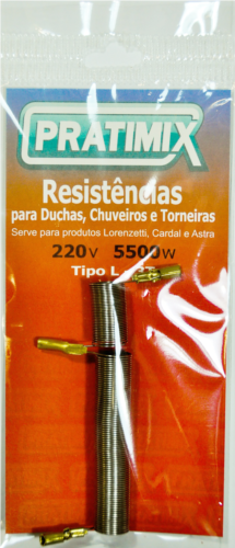 Resistência 3 Temp 220v 5500w Tipo Lorenzeti 9923 3T0255 