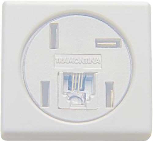 Módulo Tomada P/telefone 4p+rj11 Branco Linha Liz/lux2 9956 57115/050