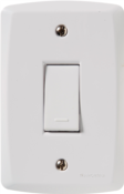 Conjunto Interruptor Simples 10a/250v Linha Lux2 Branco 9962 57145001 