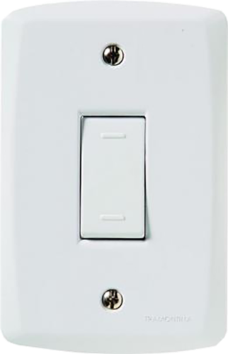 Conjunto Interruptor Paralelo 10a/250v Linha Lux2 Branco 9963 57145/002 