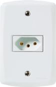 Conjunto Tomada 2p+t 10a/250v Linha Lux2 Branco 9968 57145010