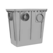 Caixa Gordura Cinza 52x33x51cm 52 Litros 12762 6090 3