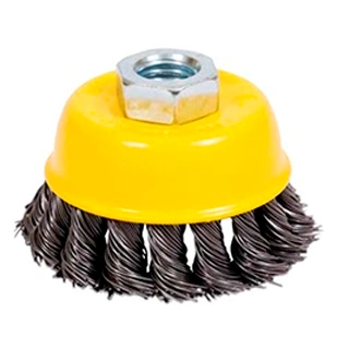 Escova Aço Tipo Copo Aço Carbono Torcida 75mm 3" 12819 2731 