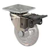 Rodízio Gel Giratório Com Trava Diâmetro 50mm 40kg 12900 16213