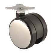 Kit 04 Rodizios Rd60 Pl44 Pr/pr/cr 60mm Capacidade 55kg 12908 17454