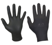 Luva Tricotada Nylon Flextáctil Preta Pu Tam. Xg C.a.29.014 11276 DA12100  WXGPT 