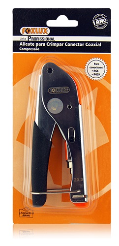 Alicate Crimpar Conector Coaxial Compressão Rg6 E Rg59 13473 37.07