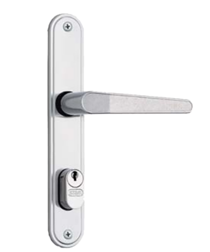Fechadura Externa Porta Ferro Esp.inox Tubo 50mm 501-502/03 1007 35016