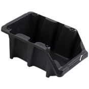 Gaveta Prática K7 Preta Empilhável 18x22x34 13653 42005 