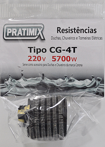 Resistência Gorducha 4t 220v 5700w Tipo Corona 13770 CG4T0257