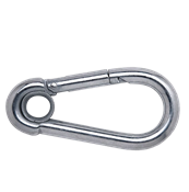 Mosquetão Aço Trava Simples Com Olhal 5x50 13808 13299213 