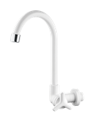 Torneira Cozinha Parede Arejador Fixo Branca Sicília 13834 2910