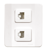 Tomada Sobrepor 2 Conectores (1rj11+1rj45) C/ Caixa 13941 60548 