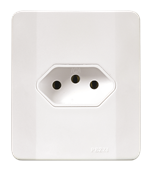 Tomada Sobrepor 2p+t C/ Caixa Branco 20a 250v 13931 60537 