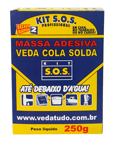 Kit Sos 250g VedA-ColA-Solda Sec.rápida 2 Horas 13814 3623