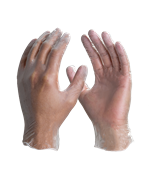 Luva Vinil S/ Amido Maxvinil Cx C/ 50 Pares Tam. G C.a. 21.1 14005 DA301CS  G  IN 