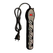 Filtro De Linha  Preto  4 Tomadas 13957 QFL4P 