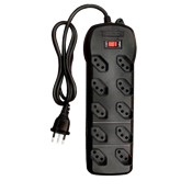 Filtro De Linha  Preto 10 Tomadas 13959 QFL10P 