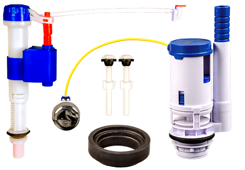 Kit Completo Mecanismo P/ Caixa Acoplada C/ Acionador Duplo 14059 1240 21