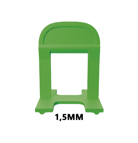 Base Niveladora Piso Top Pacote C/50pçs 1,5mm 14086 201.15.0050.01