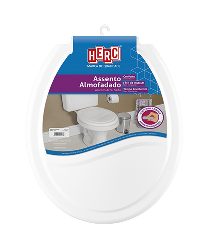 Assento Sanitário Almofadado Branco 14144 2385 