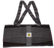 Faixa Lombar Ergônomica Preta Tam. G 14297 C-ERG-P-G