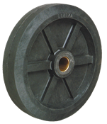 Roda Carrinho Armazém Maciço  8"  150kg 14424 205125110 