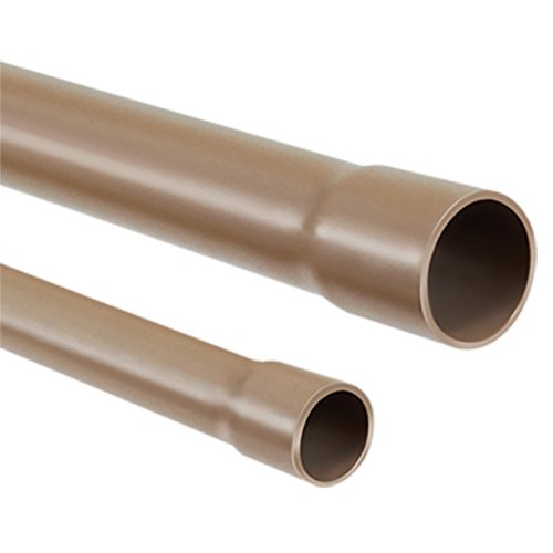 Tubo Pvc Marrom Soldável - 3m - 60mm 14418 37
