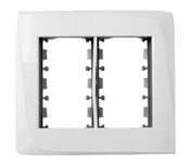 Placa + Bastidor 4x4 Tendenza Branco 10091 50540 