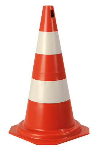 Cone Sinalização Laranja/branco 50cm 14533 700.01283