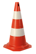 Cone Sinalização Laranja/branco 50cm 14533 700.01283 