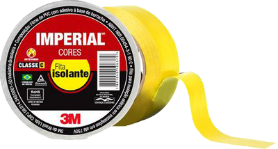 Fita Isolante Imperial Amarela 18mmx10m 14616 HB004297949