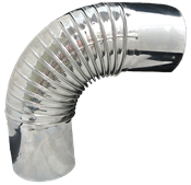 Curva Fogão Sanfonada Inox 10,0 14789 724-2 