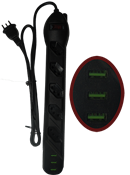 Filtro De Linha  Preto  5 Tomadas E 3 Usb 14820 QFL5UP 