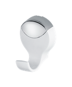 Cabide P/ Banheiro Lavello Branco Cromado 14951 4051 