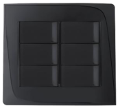 Placa + Bastidor 4x4 Tendenza Preto 11500 50540-2 