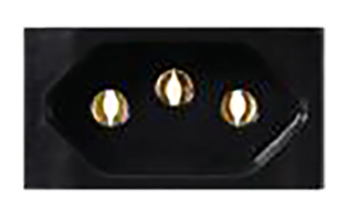 Tomada Universal 2p+t 20a Preta Linha 50.000 11501 50.037-2