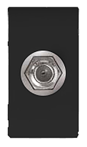 Módulo Coaxial Com Conector Preto Linha 50.000 11510 50052-2