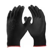 Luva Tricotada Poliuretano(pu) Preta Tam. P C.a. 32.034 15250 1003-T7 