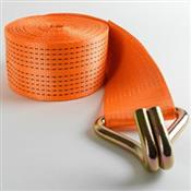 Cinta De Amarração 10,0t Fs2:1 100mm 9mts Laranja Com Gancho 15458 4100010025 